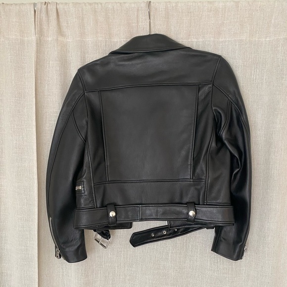 NWT Acne Leather Biker Jacket - Picture 10 of 10